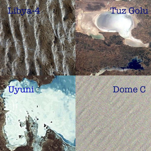 DIMITRI Radiometric Target Sites